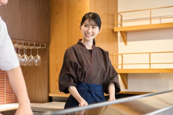 ホールで働いてるスタッフ
